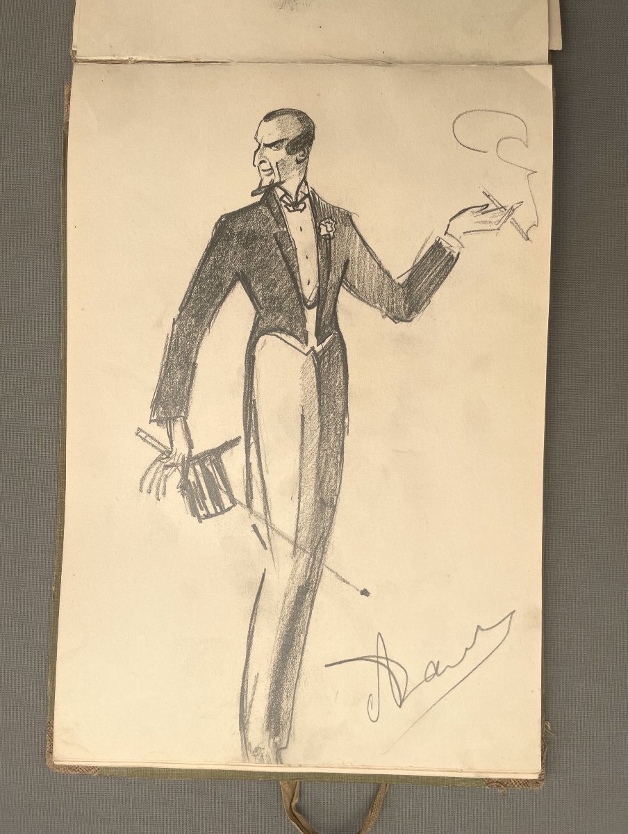 Carnet de croquis daté 1924-photo-3