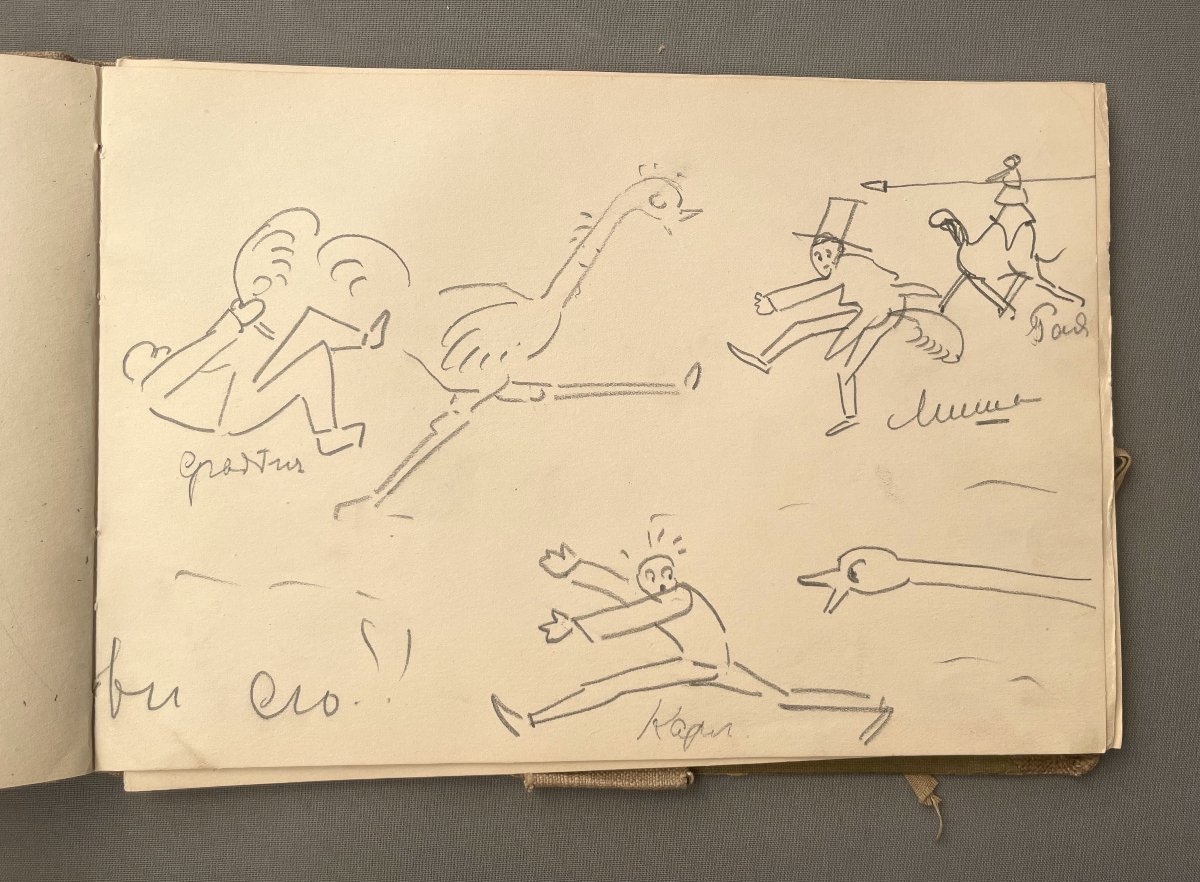 Carnet de croquis daté 1924-photo-4