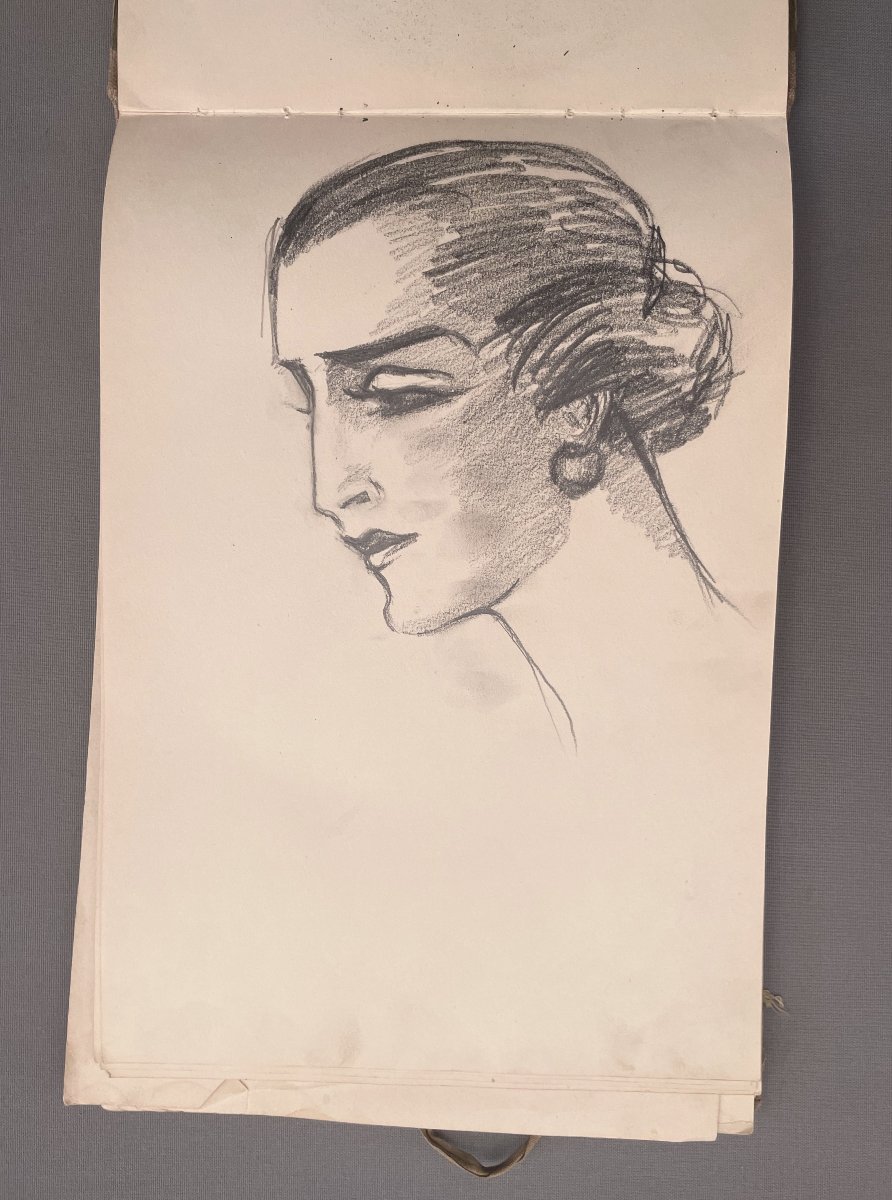 Carnet de croquis daté 1924-photo-7