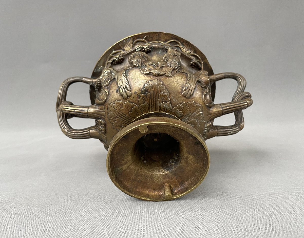 Vase en bronze, style Warwick-photo-6