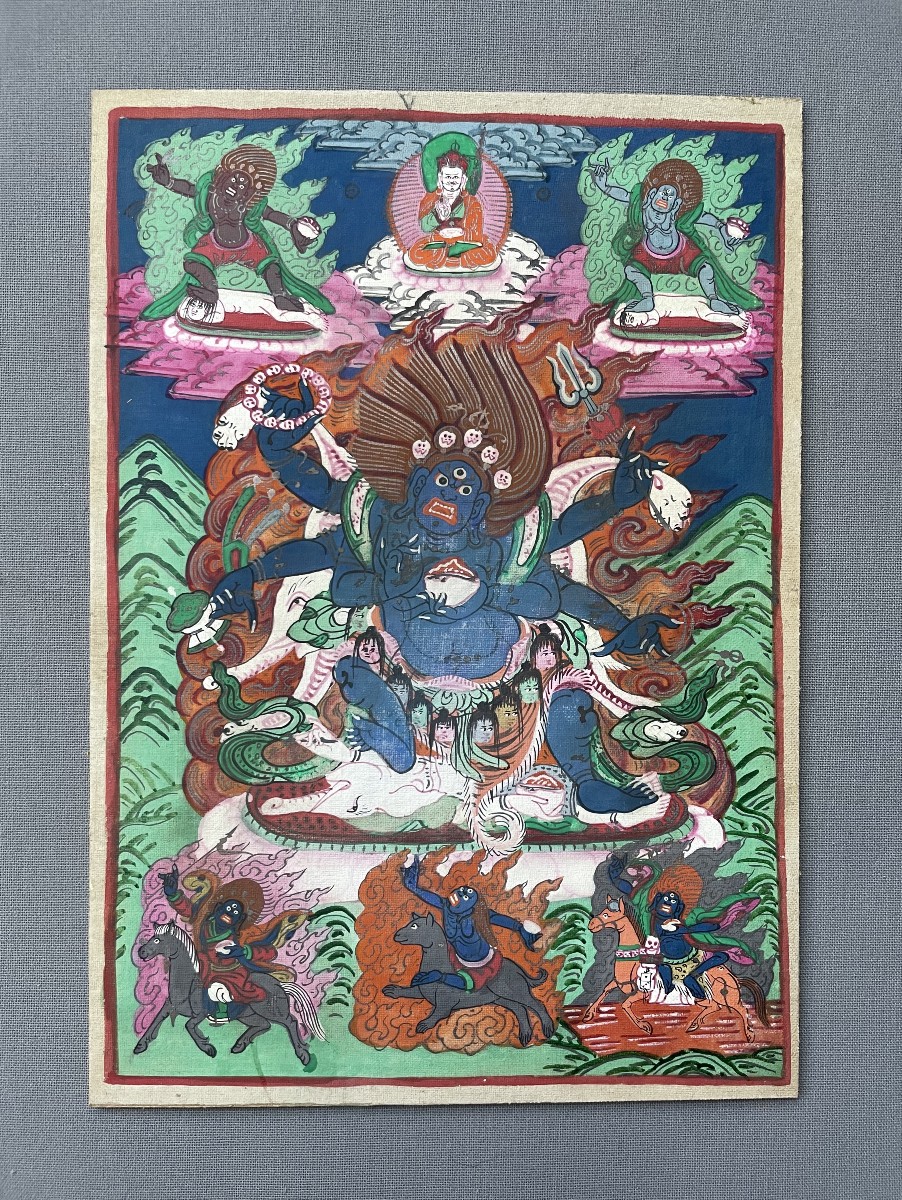 Small Tanka, Tibet, Late 19th Century