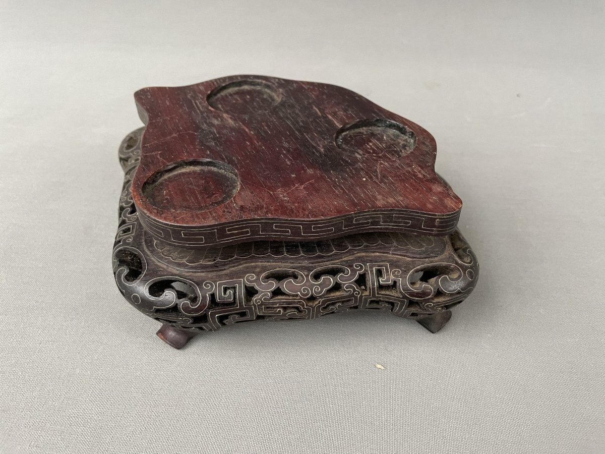 Mahogany Base, China, 19th Century-photo-3