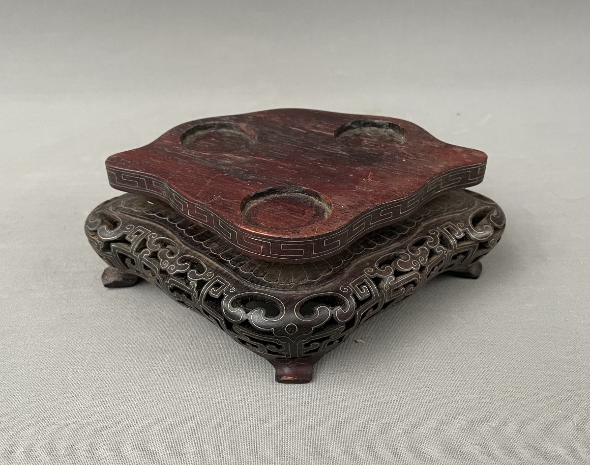 Mahogany Base, China, 19th Century