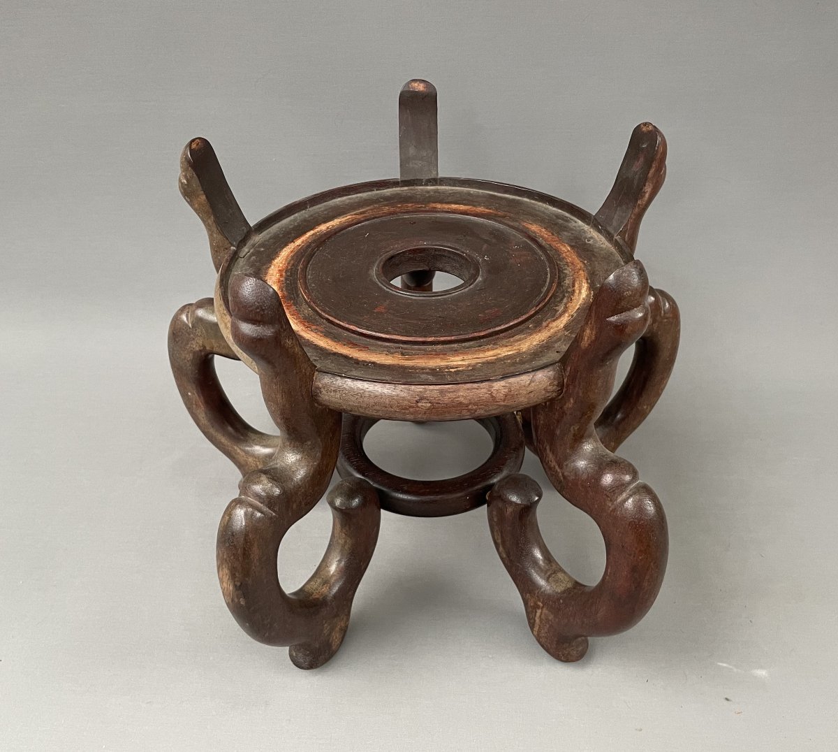 Base, Display Stand, China, Early 20th Century-photo-3