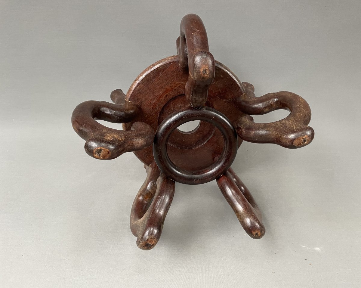 Base, Display Stand, China, Early 20th Century-photo-4