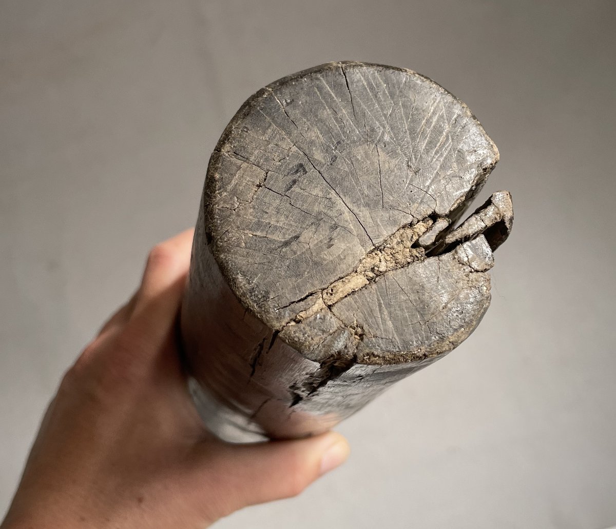 Grand pilon en bois sculpté, indo-pacifique, début XXe-photo-6