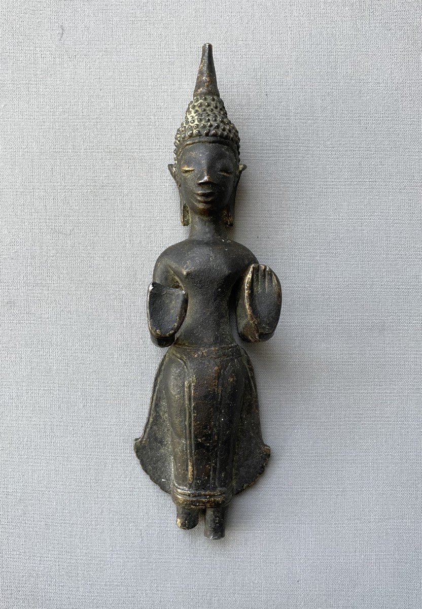Bouddha en bronze, Asie du Sud Est, XVIIIe ou avant
