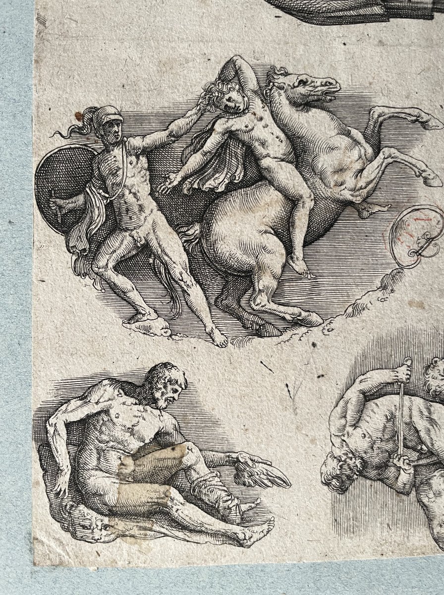 Giovanni Battista Franco, Engraving, 16th Century-photo-3