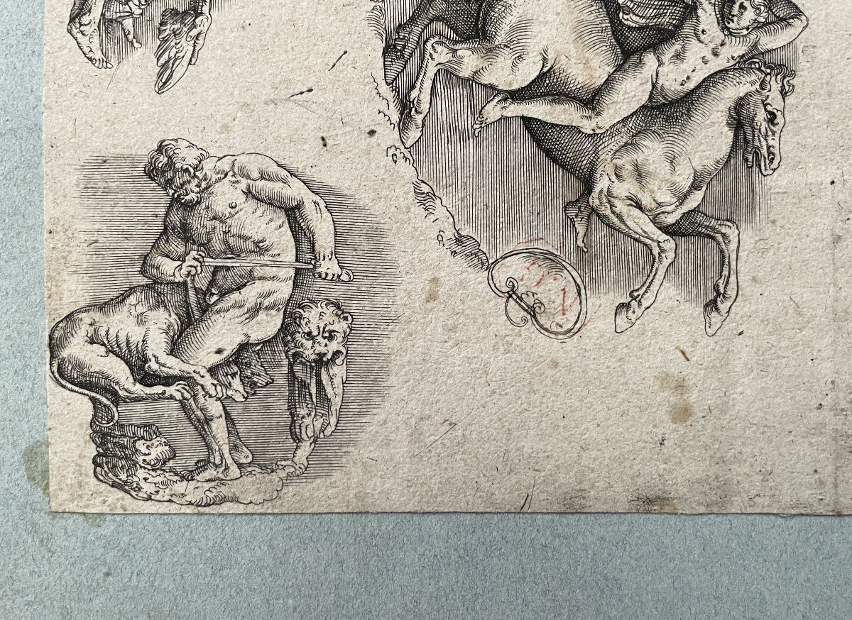 Giovanni Battista Franco, Engraving, 16th Century-photo-4