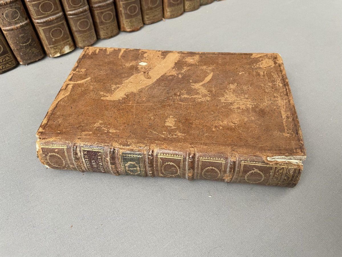 M. De La Harpe, Summary Of The General History Of Travel, 1780, 21 Volumes-photo-2