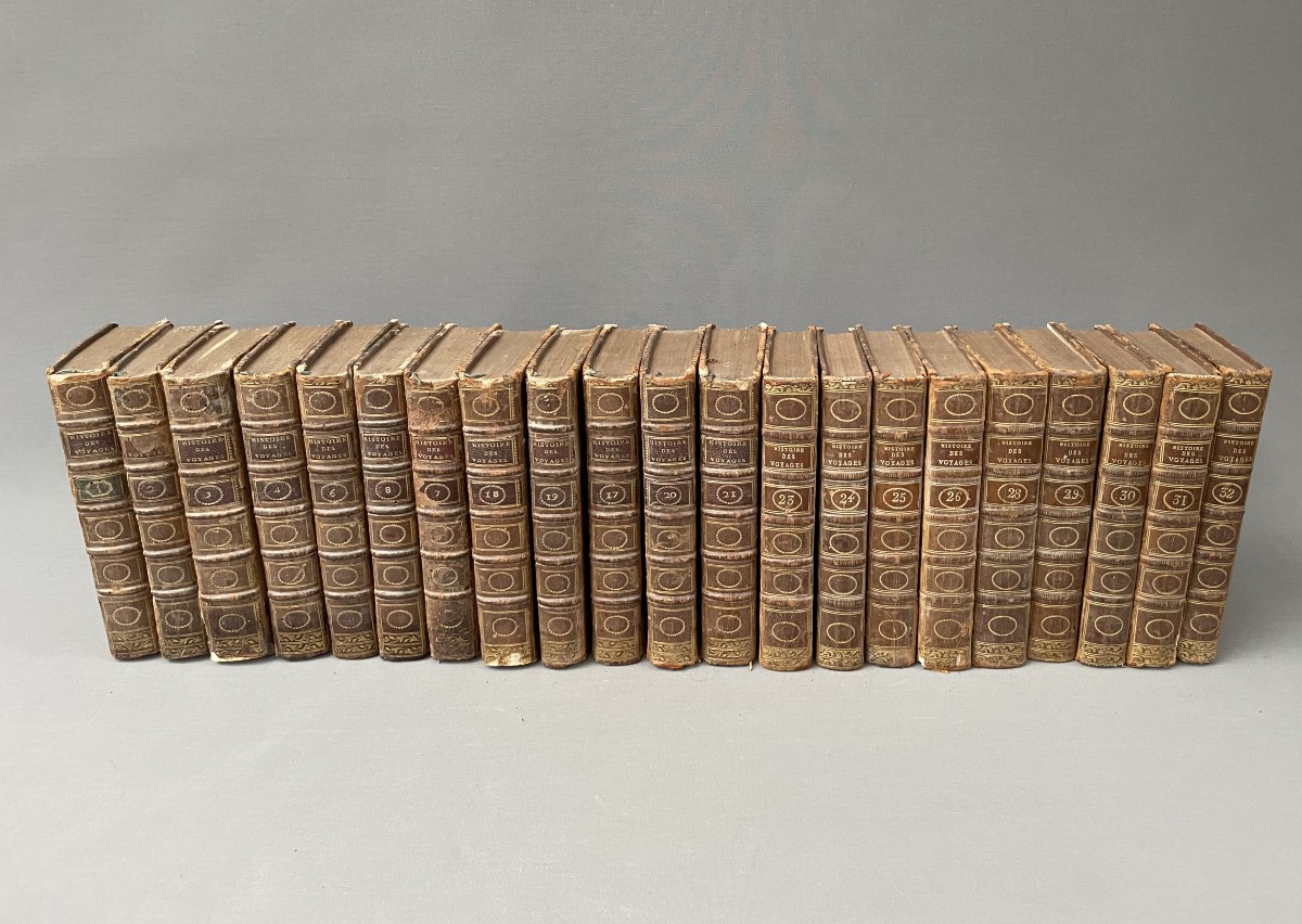 M. De La Harpe, Summary Of The General History Of Travel, 1780, 21 Volumes