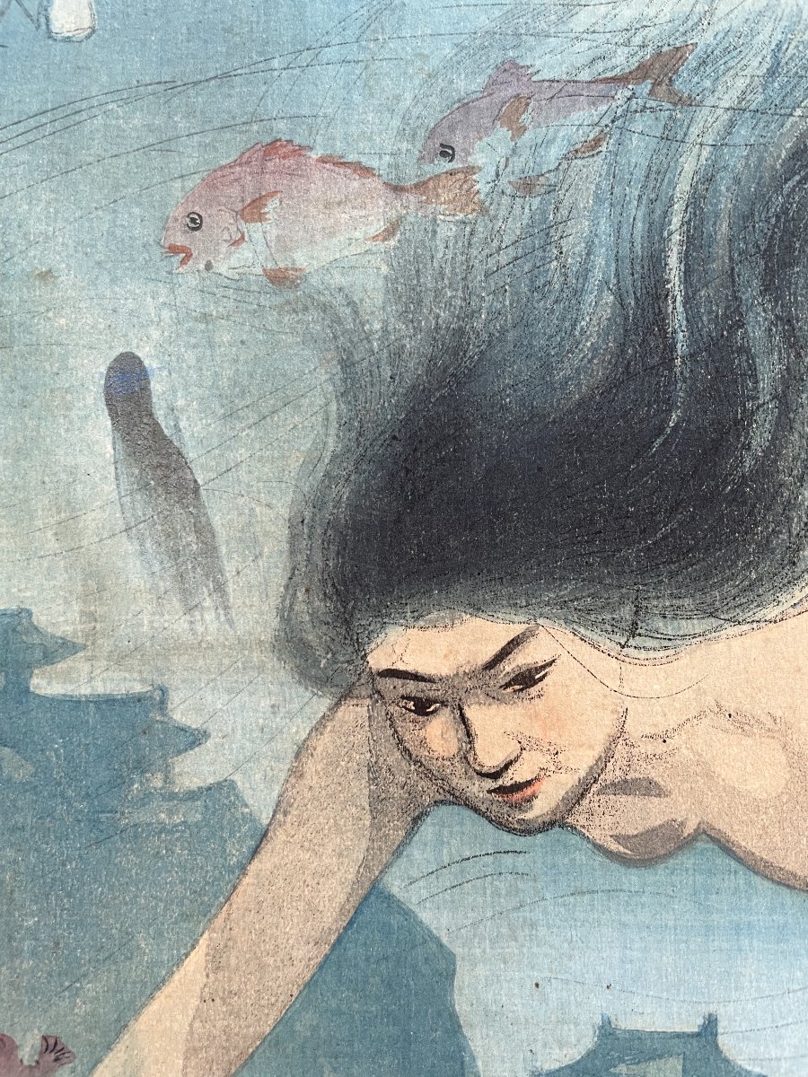 Hiromitsu Nakazawa, Mermaid, Japanese Print-photo-1