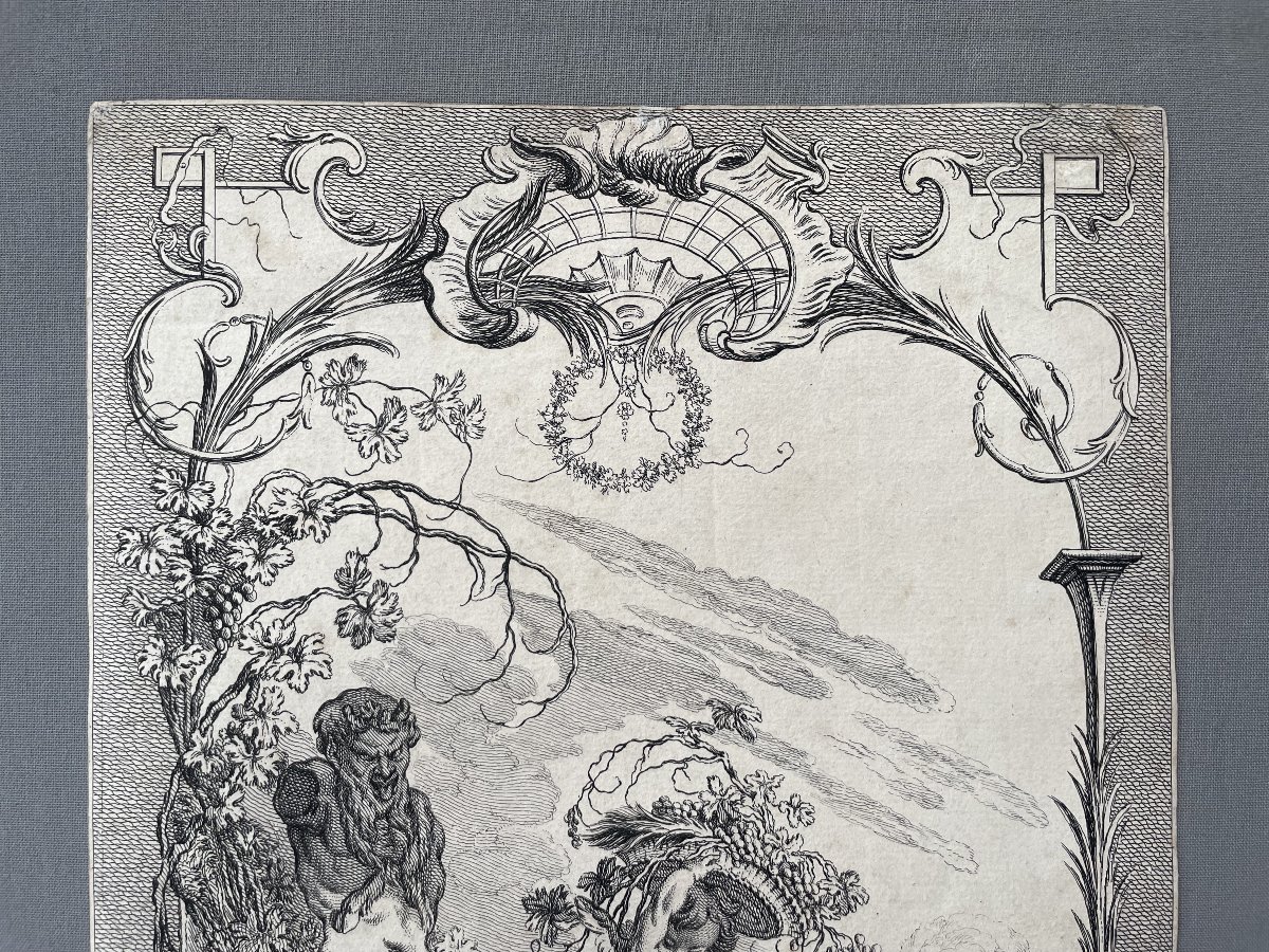 Triumph Of Priapus, Engraving After Boucher-photo-4