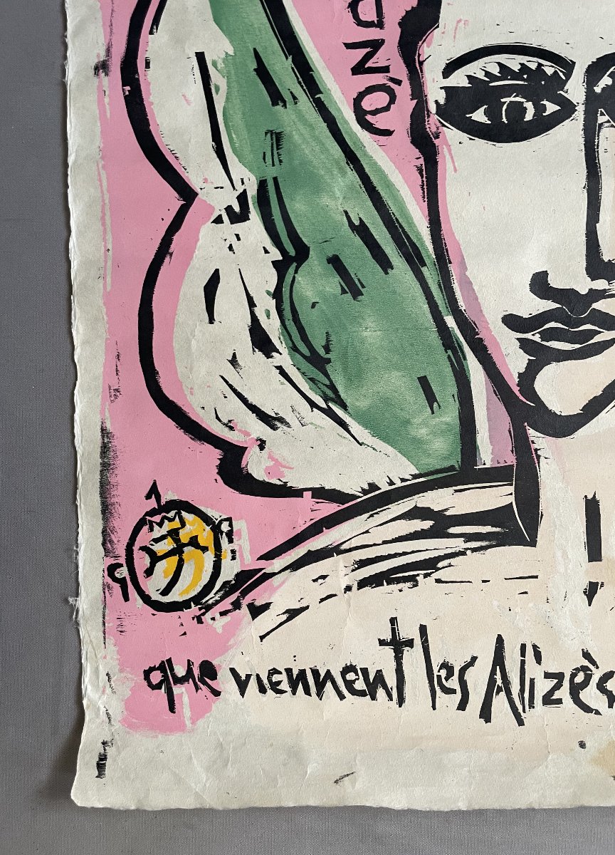Jean-Charles De Castelbajac, Kazé Wind, Lithographie-photo-3