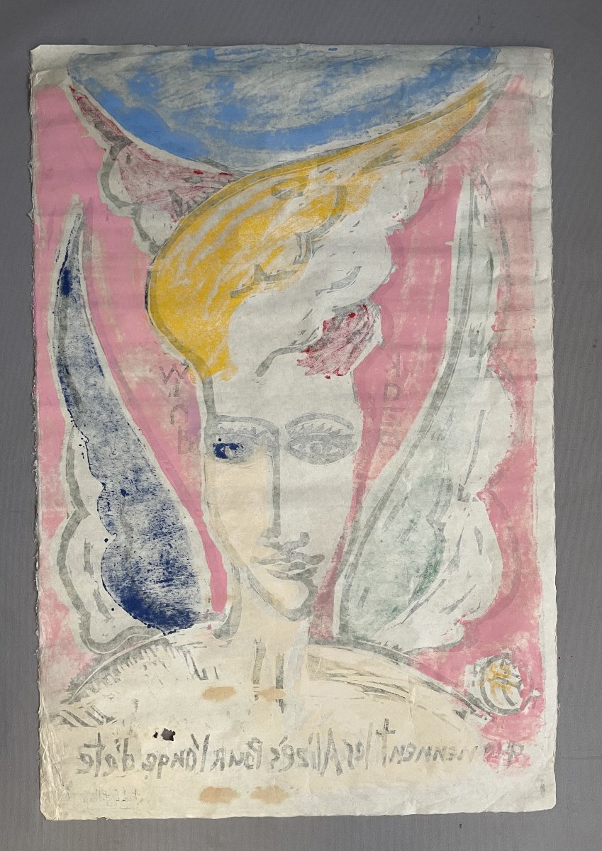 Jean-Charles De Castelbajac, Kazé Wind, Lithographie-photo-4