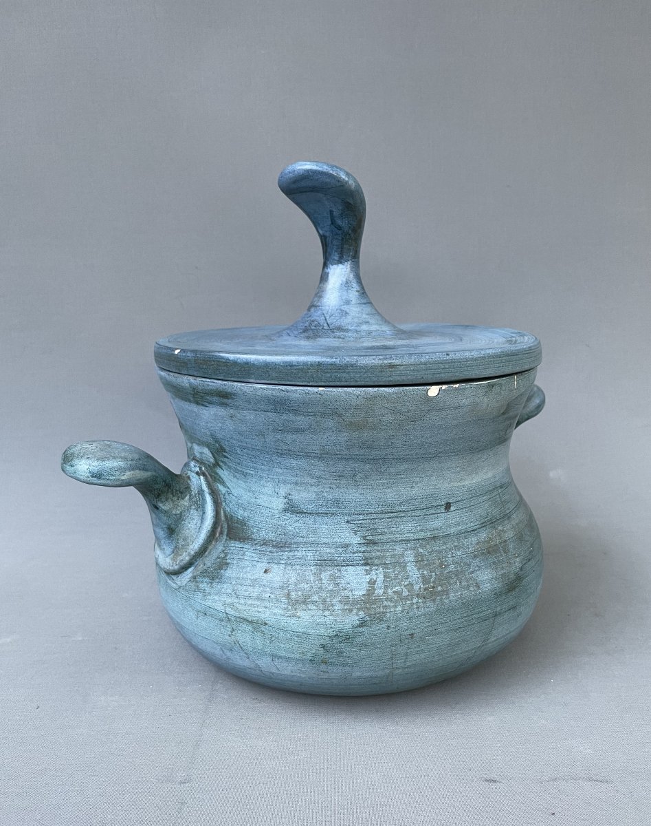 Jean De Lespinasse, Covered Ceramic Pot-photo-1