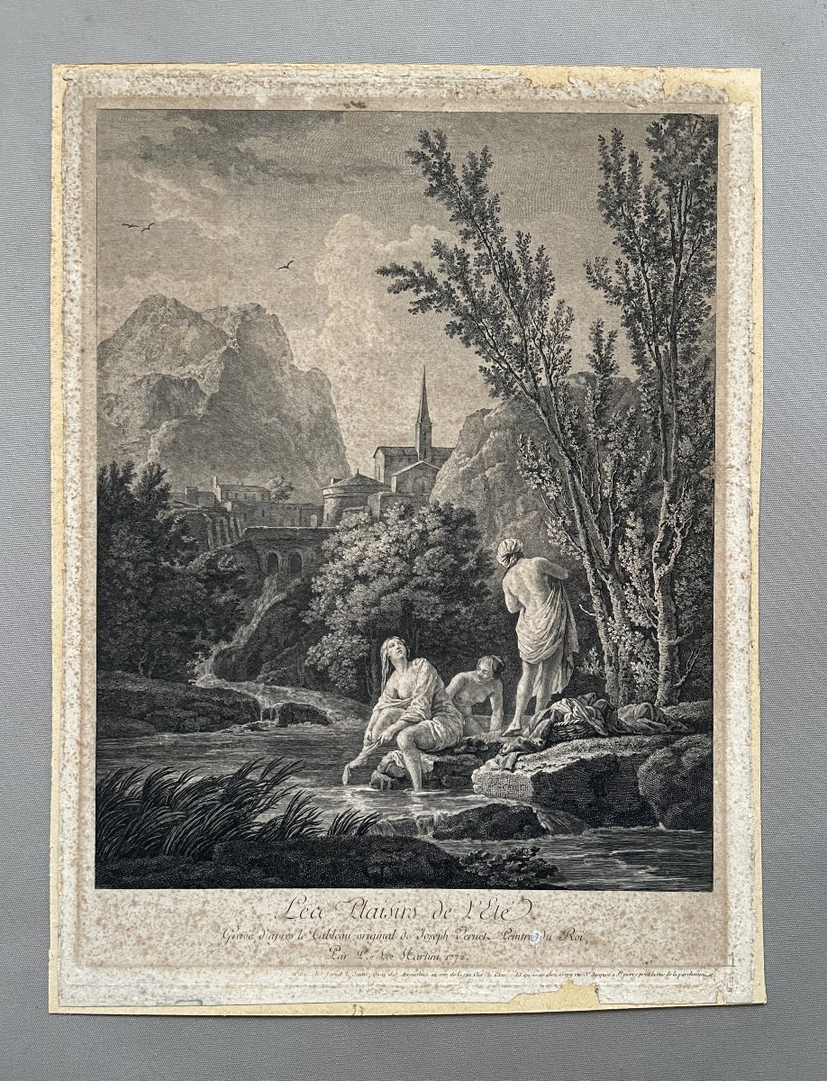 The Pleasures Of Summer, Engraving After Joseph Vernet