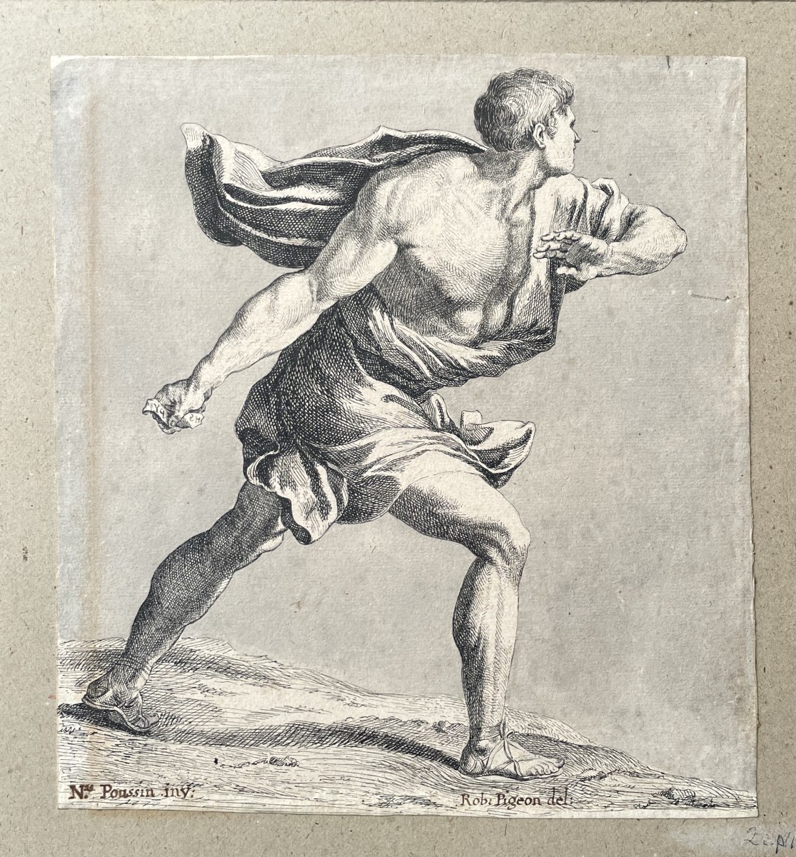 Pen Drawing After Poussin, 18th Or 19th Century