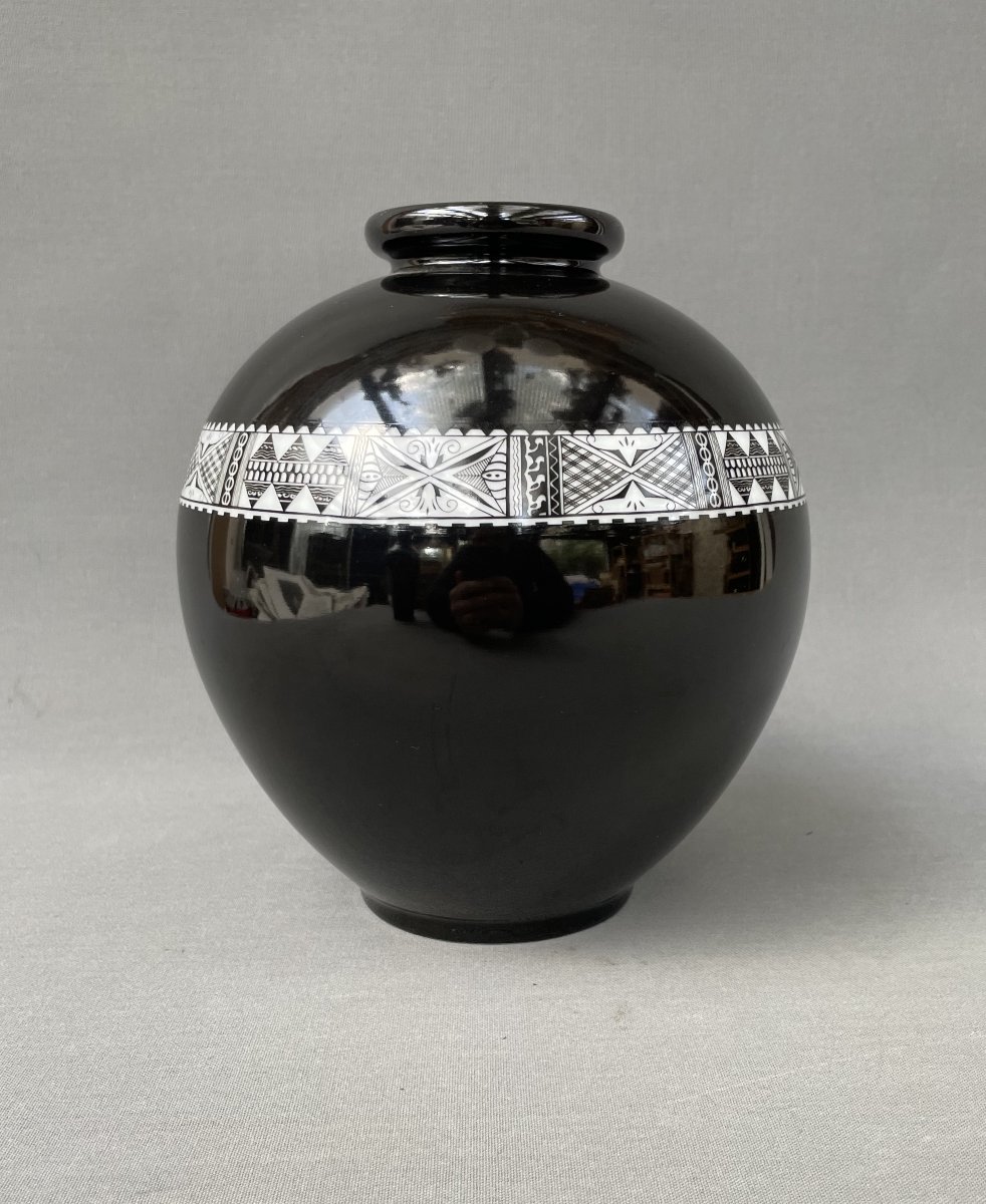 Limoges Porcelain Vase, Chic Tahiti Model-photo-2