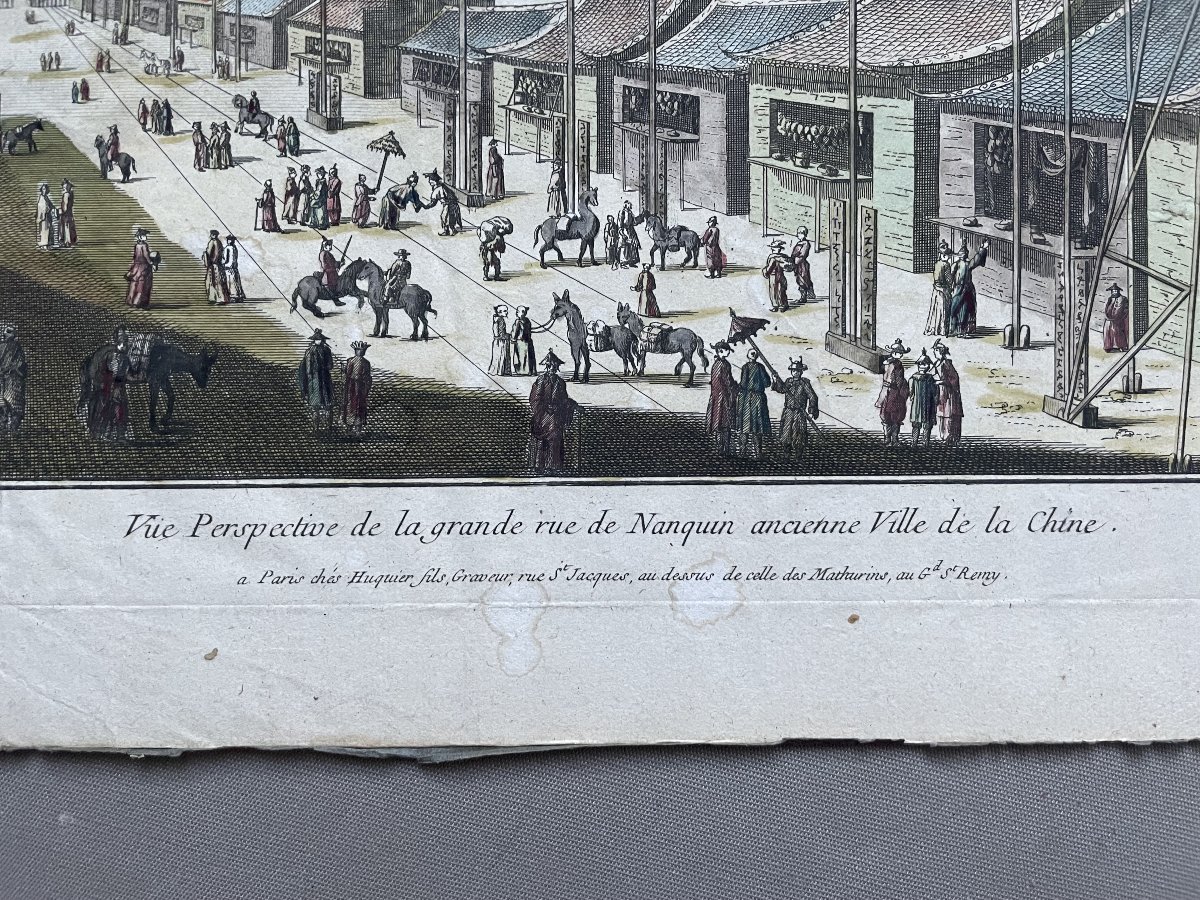 Perspective View Of The Main Street Of Nanquin-photo-3