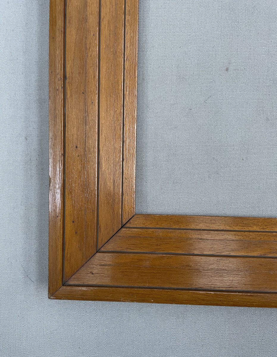 Cadre en bois exotique 67 x 53,5 cm-photo-2