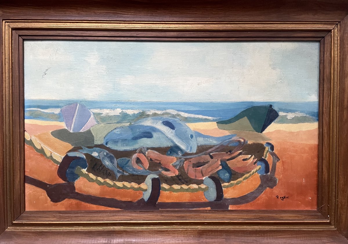 Renato Orsini, Still Life With Fishing Net-photo-2