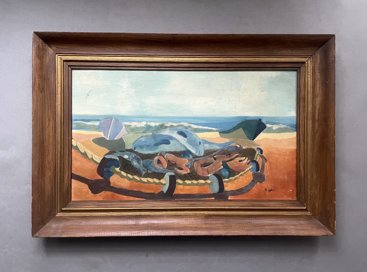 Renato Orsini, Still Life With Fishing Net