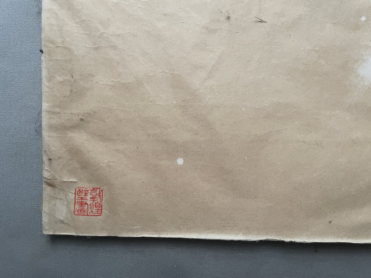 Apsaras volantes, estampe chinoise-photo-2