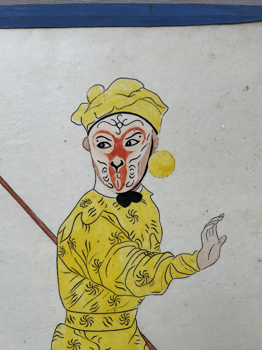 Le Roi Singe, Costume d'opéra, estampe chinoise-photo-2