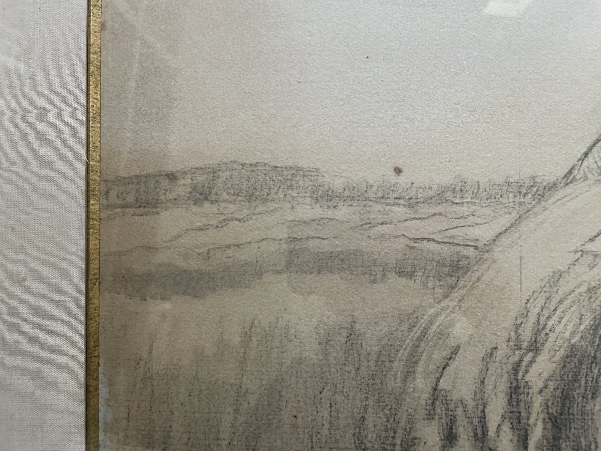 Aimé Perret, la moisson, paire de fusains-photo-3