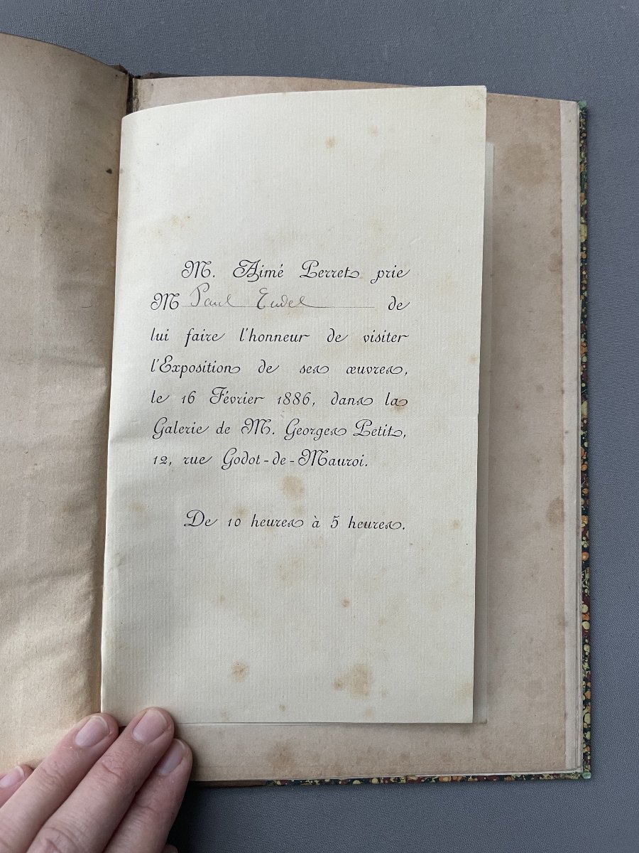 Aimé Perret, la moisson, paire de fusains-photo-6