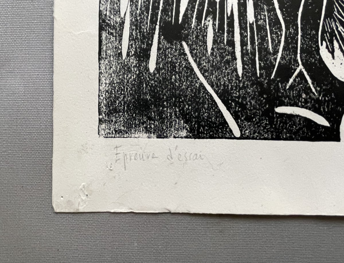 Vénus, gravure, monograme M.E-photo-2