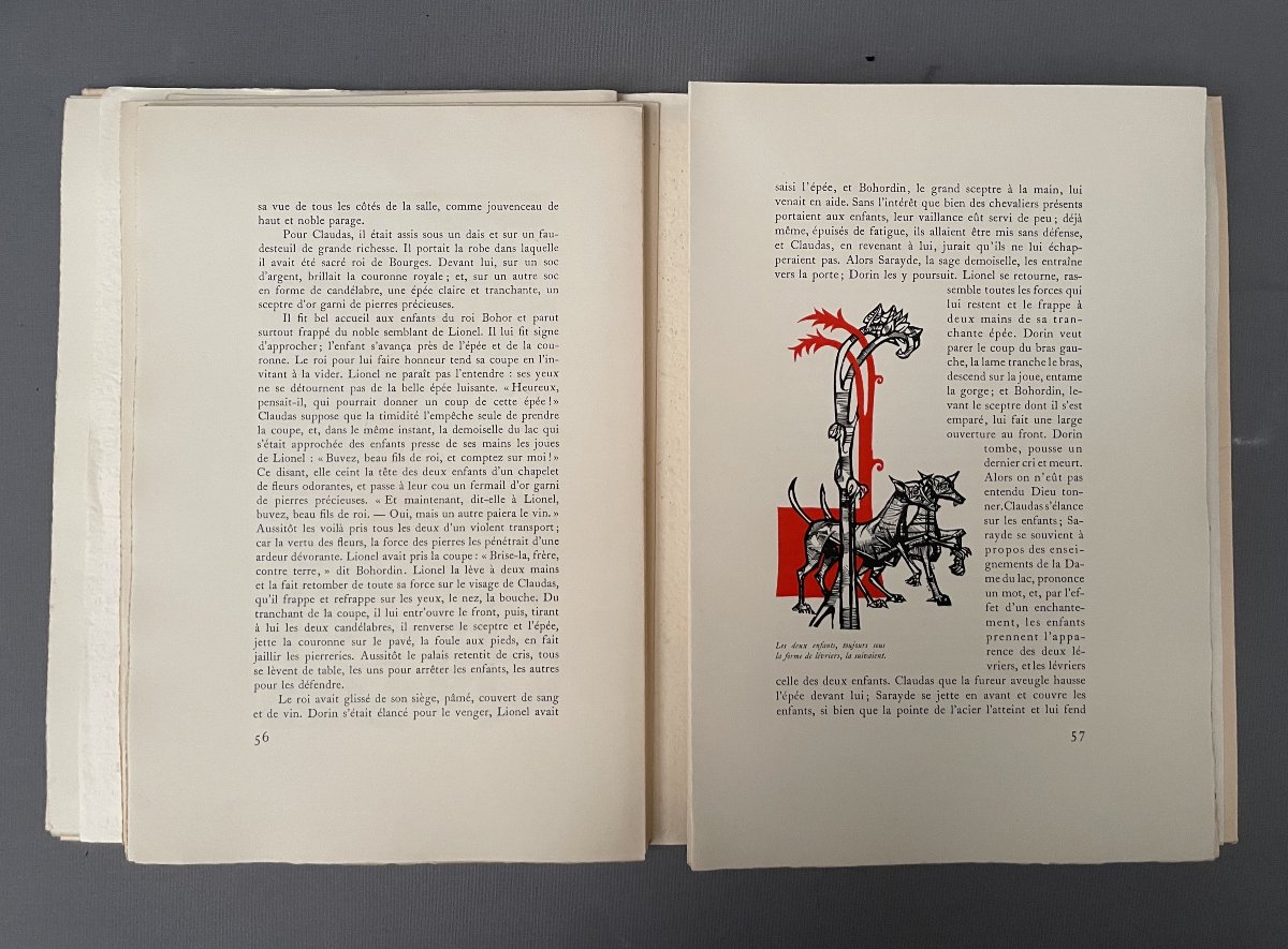 Lancelot Of The Lake, Published By Les Bibliolatres De France, 1958-photo-6