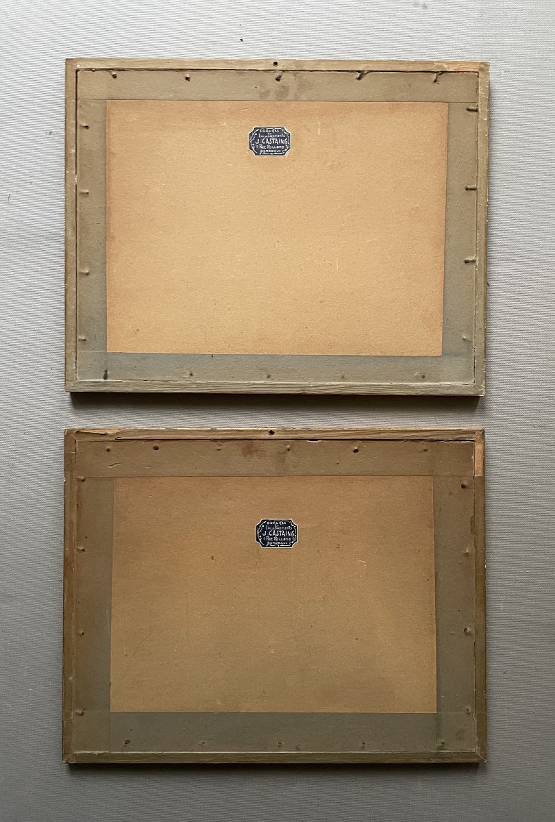 The Departure For The Ball And The Return From The Ball, A Pair Of Engravings-photo-4