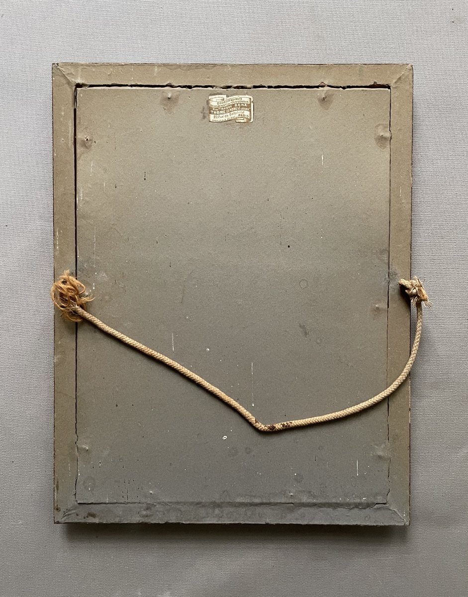 Vase Of Flowers, Watercolor, Signature To Be Identified-photo-3