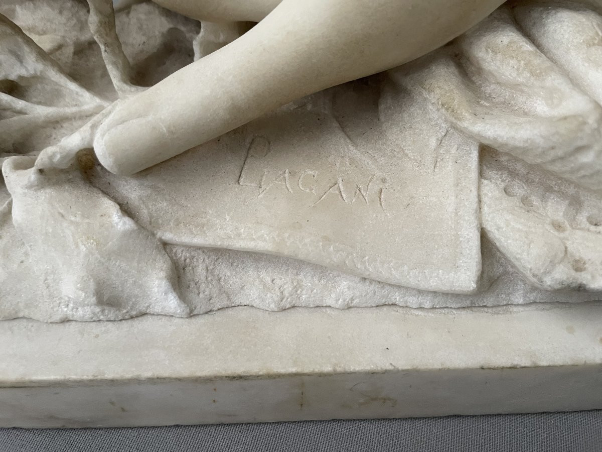 Luigi Pagani, Hand, Marble Sculpture-photo-4