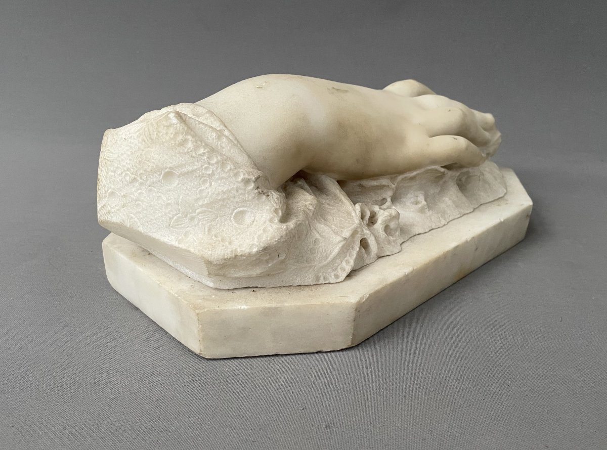 Luigi Pagani, Hand, Marble Sculpture-photo-5