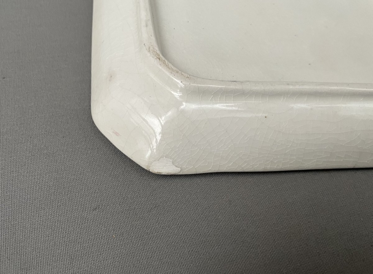 Plateau en porcelaine anglaise, décor à l'Antique-photo-3