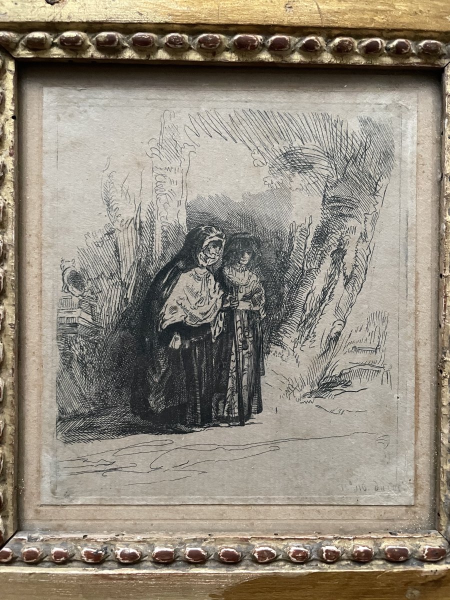 Gravure, Rembrandt? XIXe ou avant-photo-2