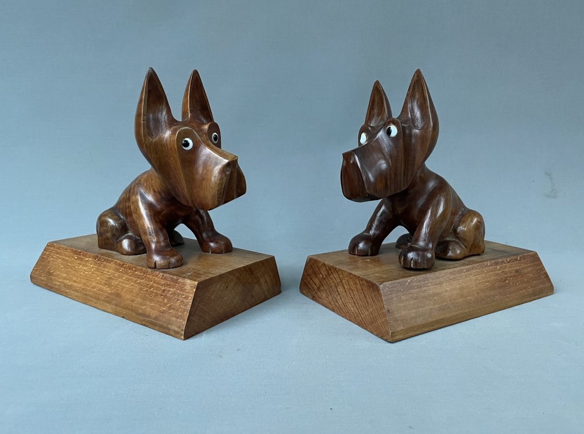 Serre livres, chiens-photo-2