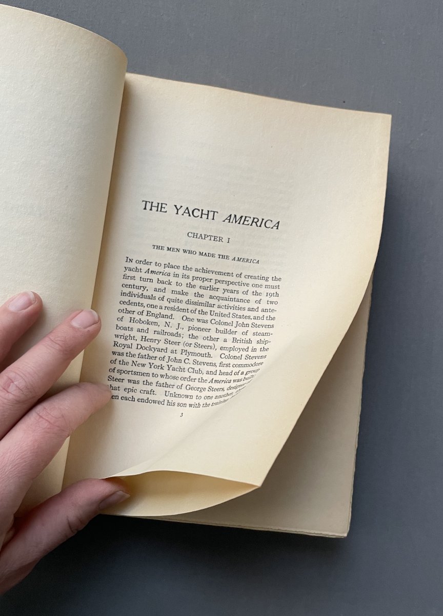 The Yacht America, Copy Signed By The Authors, Bound By Bayntun Bindery-photo-4