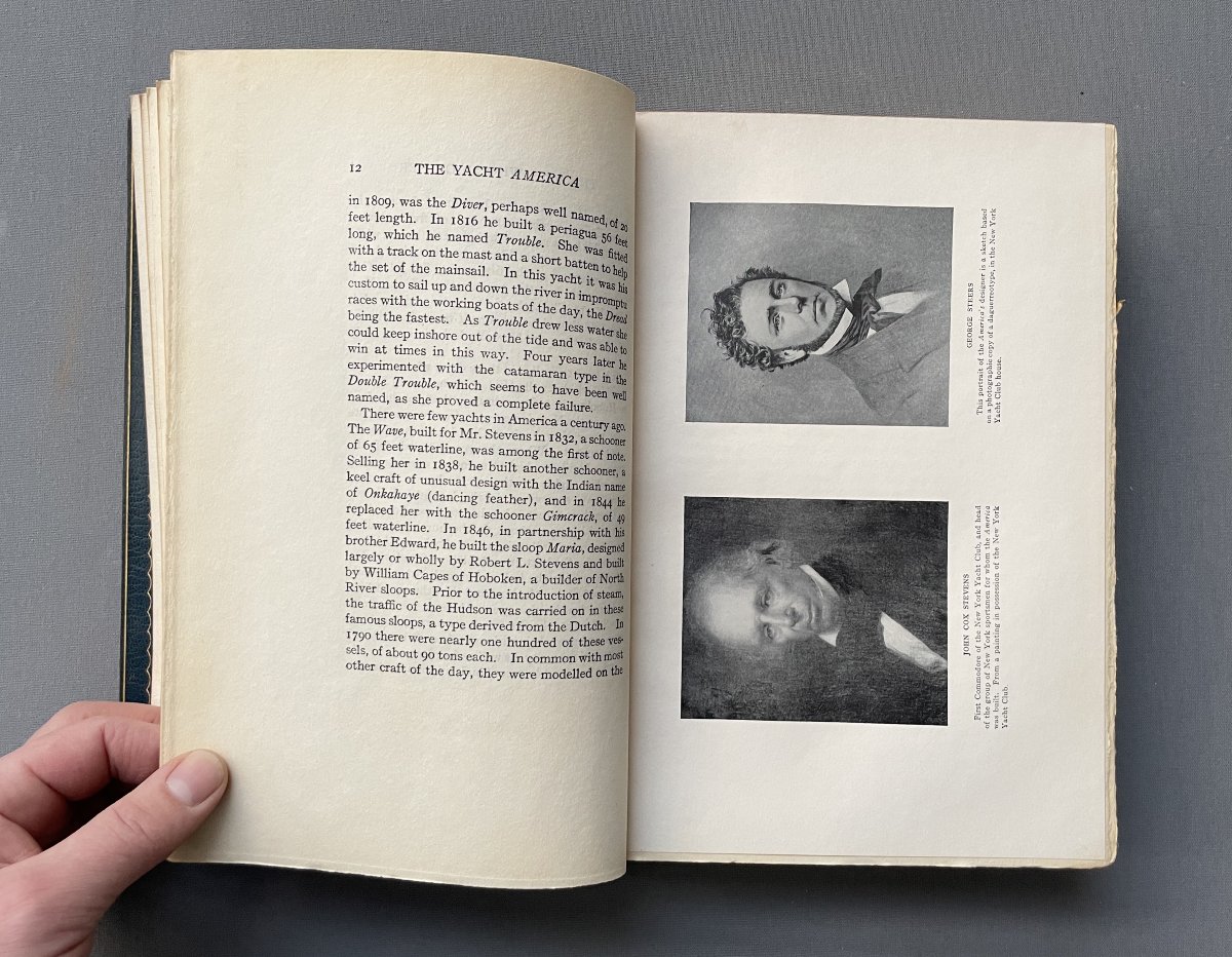 The Yacht America, Copy Signed By The Authors, Bound By Bayntun Bindery-photo-5