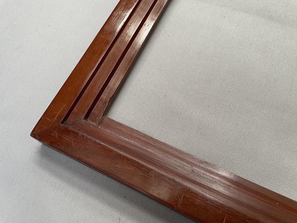 Paire de cadres an acajou 64 x 49,5 cm-photo-3