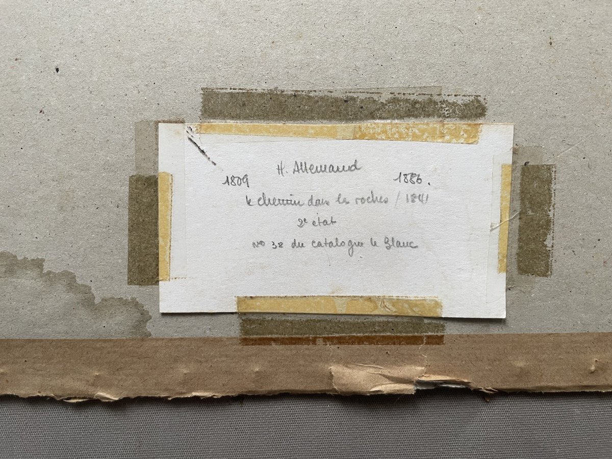 Hector Allemand, Le chemin dans les roches-photo-2