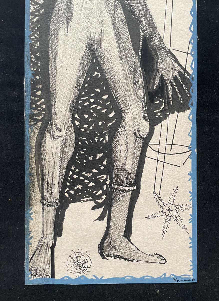 Dessin signé Jacques Bibonne-photo-3