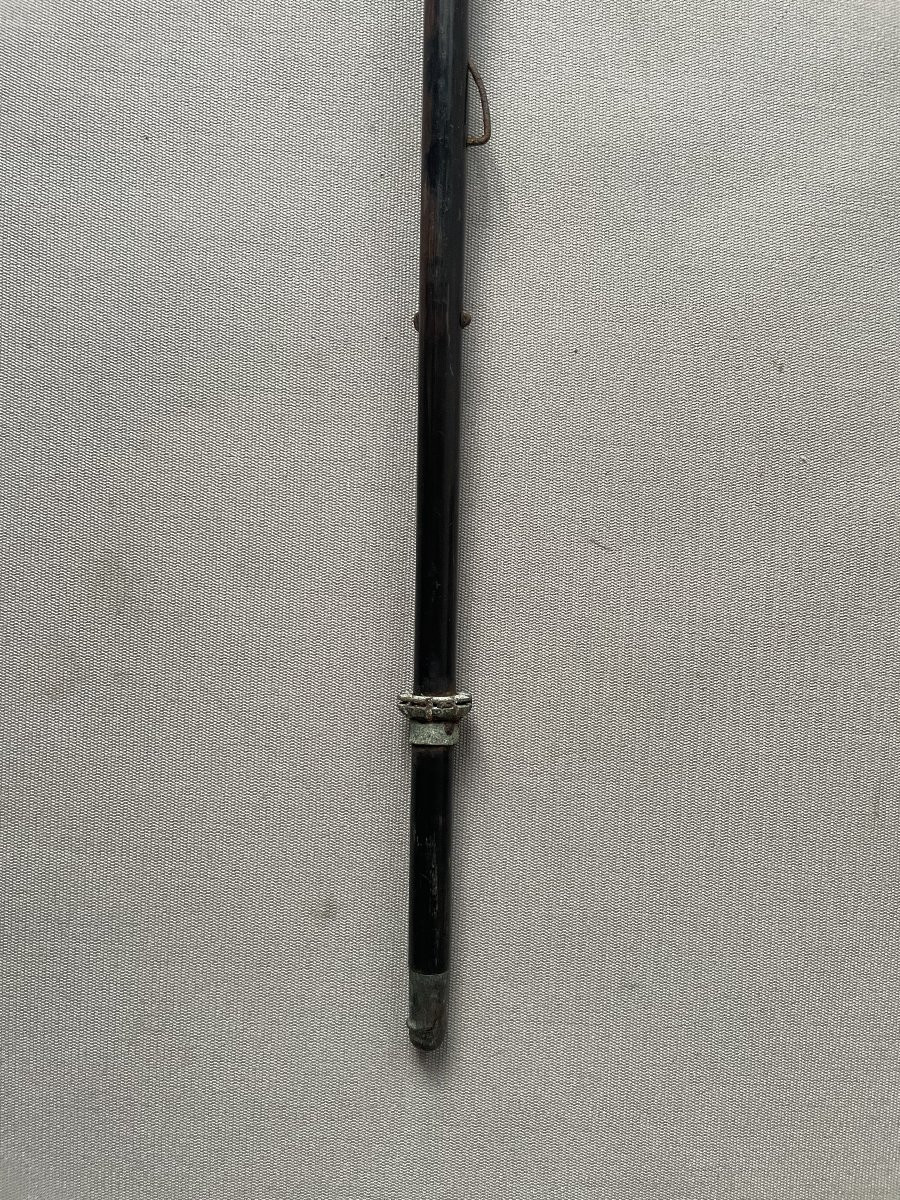 Umbrella Handle, Monogrammed Pompom Finial-photo-2