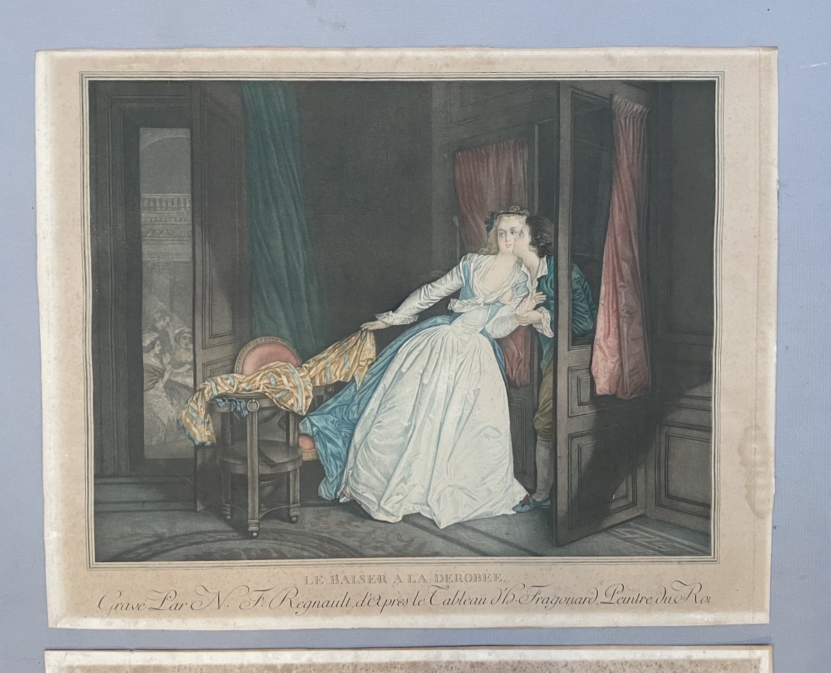 Pair Of Engravings After Fragonard-photo-2