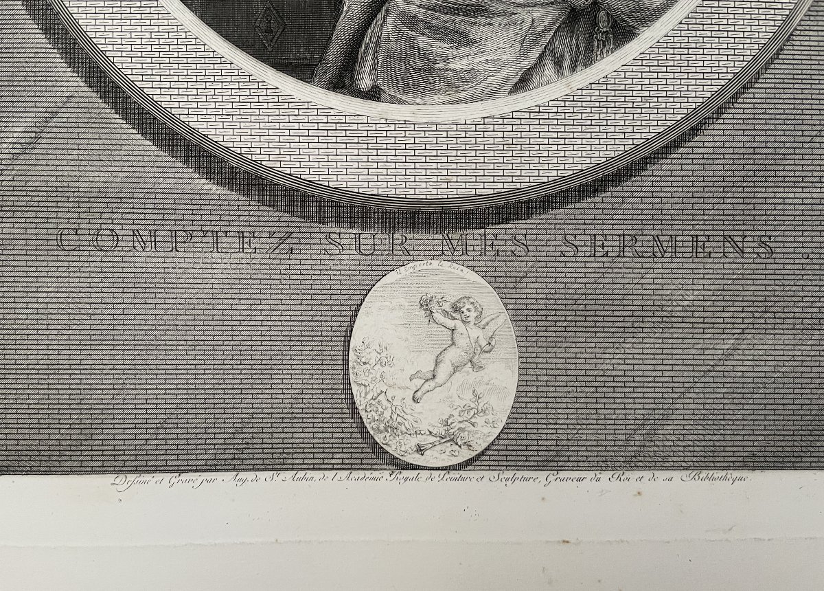 Augustin de Saint Aubin, Comptez sur mes serments, Au moins soyez discret -photo-4