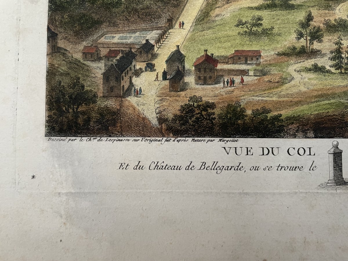 View Of The Col De Pertus, Engraving By Louis Nicolas De Lespinasse-photo-2