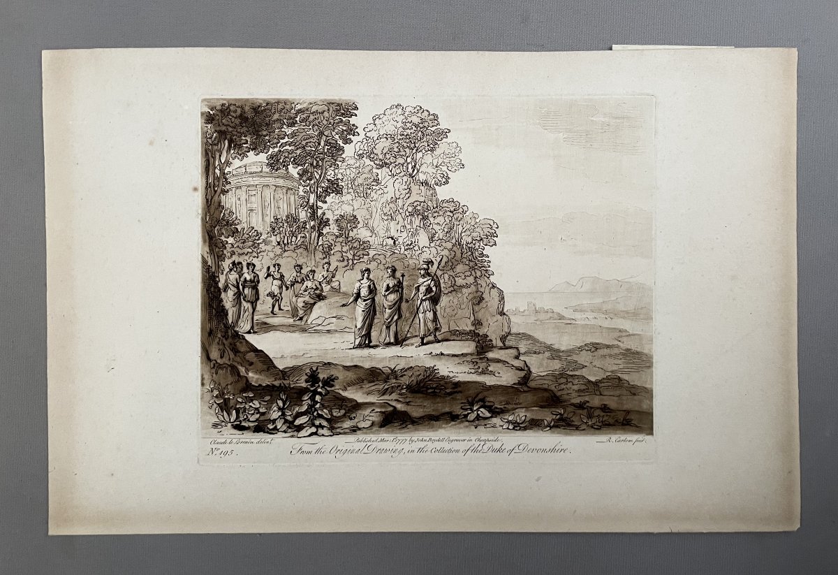 Gravure d'après Le Lorrain-photo-2